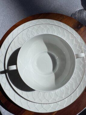 Vintage Rosenthal Studio Line Lotus Gold Silhouette Set - 3pc Place Setting